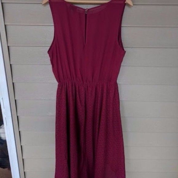 Rue 21 Women's Lace Marron Hi Low Dress - Picture 4 of 4